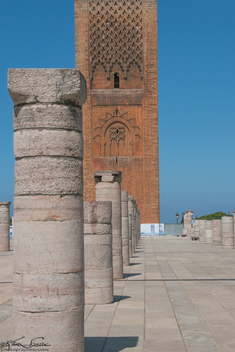 Morocco 9-11-14, Rabat: Rabat: Unfinished mosque at Hassan Tower