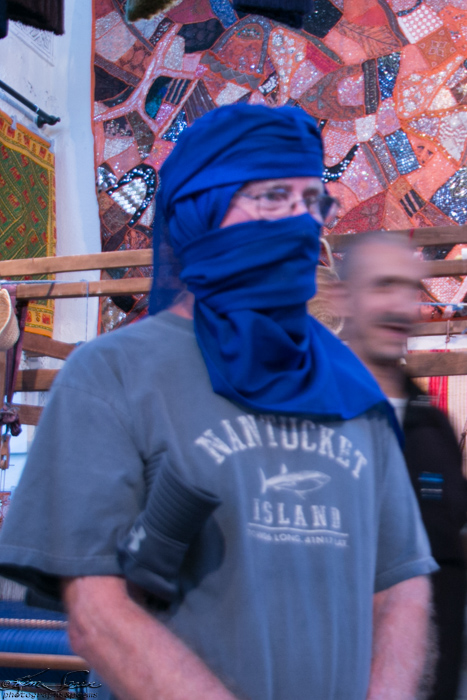 Fez, Morocco 10-13-2014: D gets one in blue.