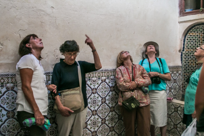Fez, Morocco 10-13-2014: I don't know what was up there, but I hope it wasn't birds (or other things that drip)!