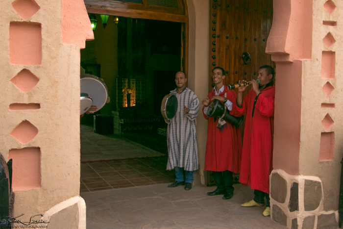 Erfoud, Middle Atlas, Morocco 9-14-14: Nice greeting of music and...