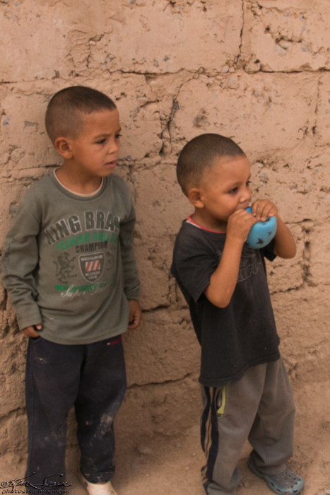 Merzouga, Morocco 9-15-14: Her children, I think, or one of them.