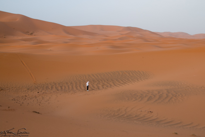Morocco 9-15 to 17-2014, Morocco 9-15 to 9-17-2014, Sahara near Merzouga: More views of the sand patterns.