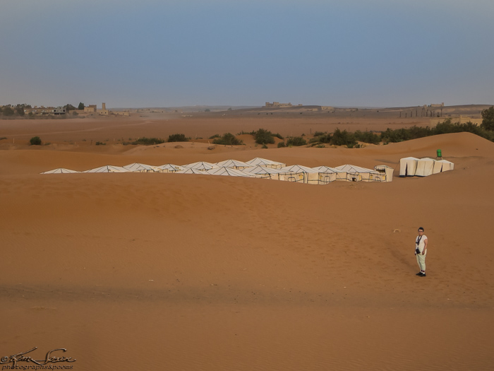 Morocco 9-15 to 17-2014, Morocco 9-15 to 9-17-2014, Sahara near Merzouga: J gives up the quest and heads for the tents.