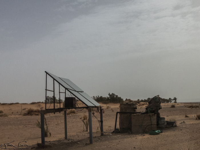 Morocco 9-15 to 17-2014, Morocco 9-15 to 9-17-2014, Sahara near Merzouga: Perfect place for solar panels.