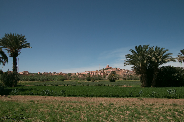 A Day in the Life, Morocco 9-18 -2014, Tineghir: The city and minaret in the distance.
