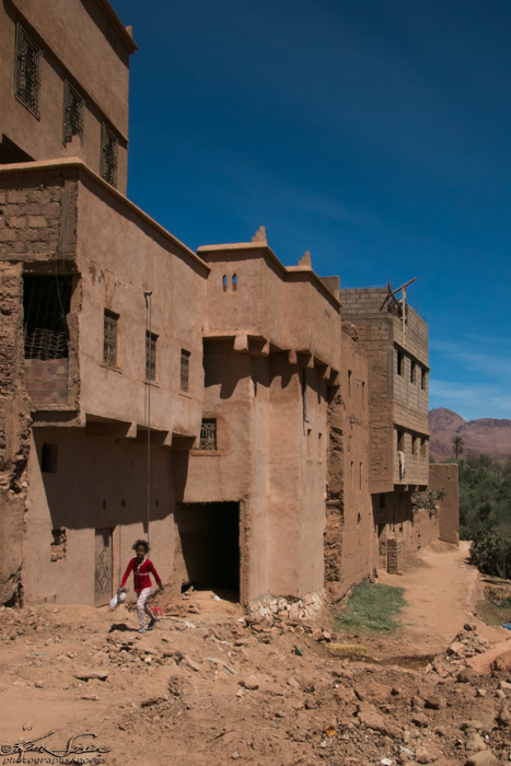 A Day in the Life, Morocco 9-18 -2014, Tineghir: Restoration and rebuilding throughout.