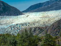 8/27/16, Juneau: Closer view of the ice in the Mendenhall Glacier.