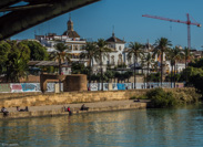 Seville-Beautiful homes overlook graffiti, fishing and relaxing along the river.