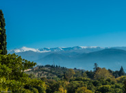 Granada-White-capped mountains beyond Granada