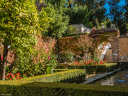 Granada-Alhambra courtyard gardens.