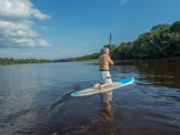 Peruvian Amazon Region, Swimming, but no one quite got wet.