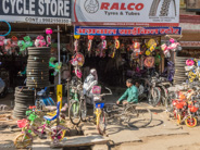 Delhi to Jaipur: bicycle store.