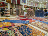 Jaipur: many rugs for sale!