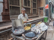 Old Delhi: Making cookies, as I recall - and others make samosas.
