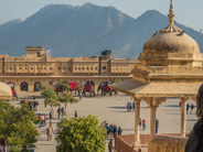 Jaipur: The fort is a mixture of Muslim and Hindu styles and decorations.