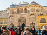 Jaipur: Muslim and Hindu styles and decorations, and very elaborate in places.