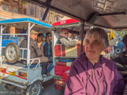 Jaipur: We hopped into 3-wheeler taxis to get back to the bus.