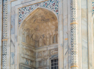 Taj Mahal detail.