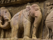 Temple sculpure details. I think the elephants are laughing at the antics.
