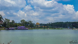 Dalat has a number of lakes.  I'm not sure that this one is called, but the view is lovely.