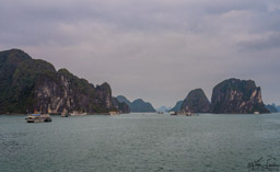 UNESCO World Heritage Site HaLong Bay. Crowded in some places!