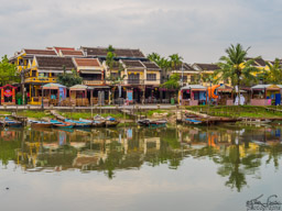 Hoi An, looking across the river from Old Town.