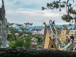 Nice view of Dalat from the Crazy House.
