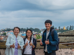 These students of Dalat University showed me around the campus a bit.