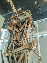 Newseum: Mangled metal from 9/11