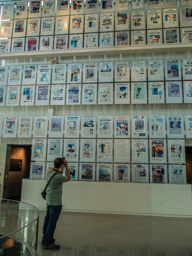 Newseum:  Front pages after 9/11.