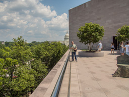 National Gallery of Art: East Wing rooftop vies.