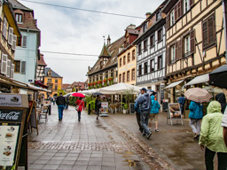 We took a quick look around the charming town of Obernai, with half-timber houses and a fortified wall.