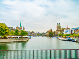 Limmat River in Zurich