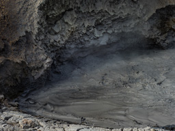 Mud Volcano - hot mud is bubbling from the side of the hill!  An animation would show this better.