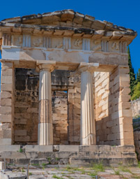Temple-like structure, Delphi.